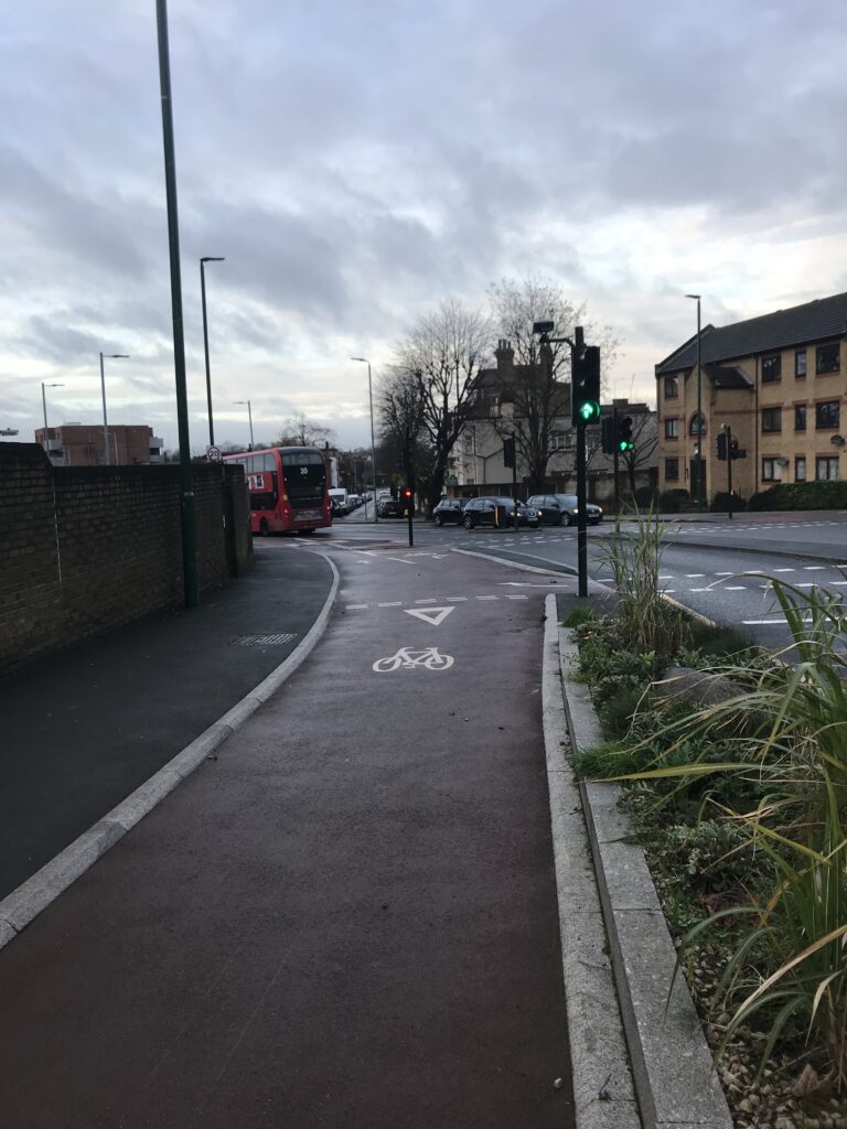 approaching wood street junction