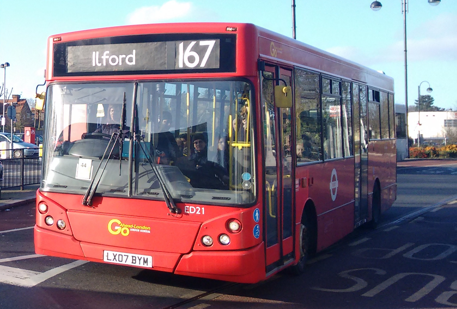 167 bus at Loughton Station