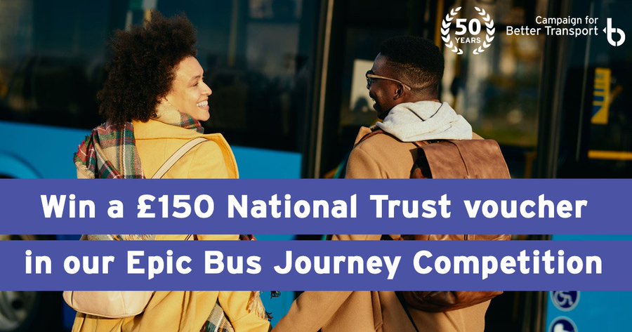 Win a £150 National Trust voucher in our Epic Bus Journey Competition 
